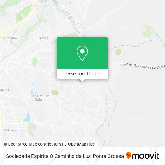 Sociedade Espirita O Caminho da Luz map