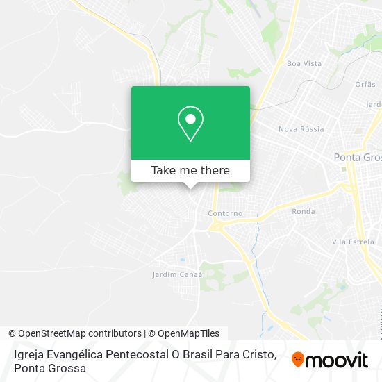 Igreja Evangélica Pentecostal O Brasil Para Cristo map