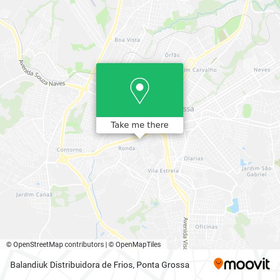 Balandiuk Distribuidora de Frios map