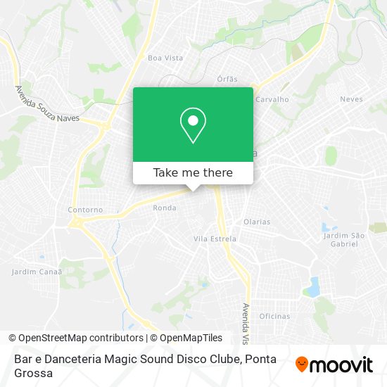 Bar e Danceteria Magic Sound Disco Clube map