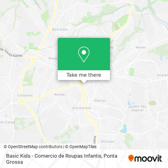 Mapa Basic Kids - Comercio de Roupas Infantis