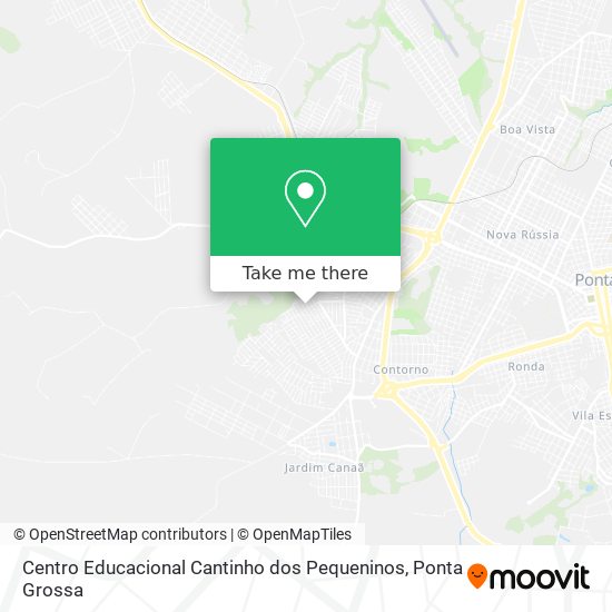 Mapa Centro Educacional Cantinho dos Pequeninos