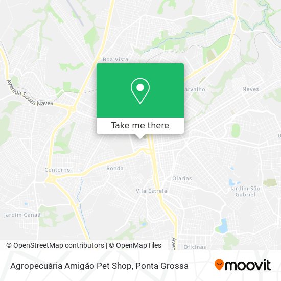 Agropecuária Amigão Pet Shop map