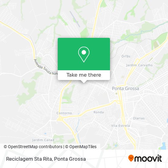 Reciclagem Sta Rita map
