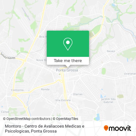 Montoro - Centro de Avaliacoes Medicas e Psicologicas map