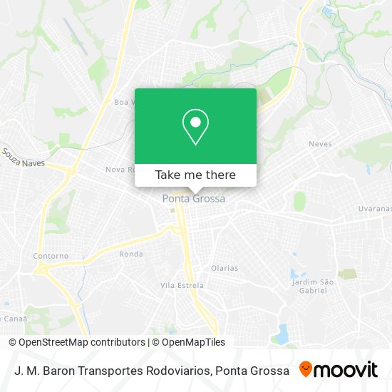 J. M. Baron Transportes Rodoviarios map