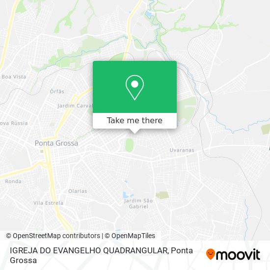 IGREJA DO EVANGELHO QUADRANGULAR map