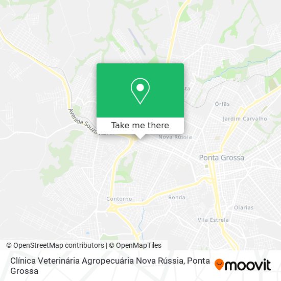 Clínica Veterinária Agropecuária Nova Rússia map