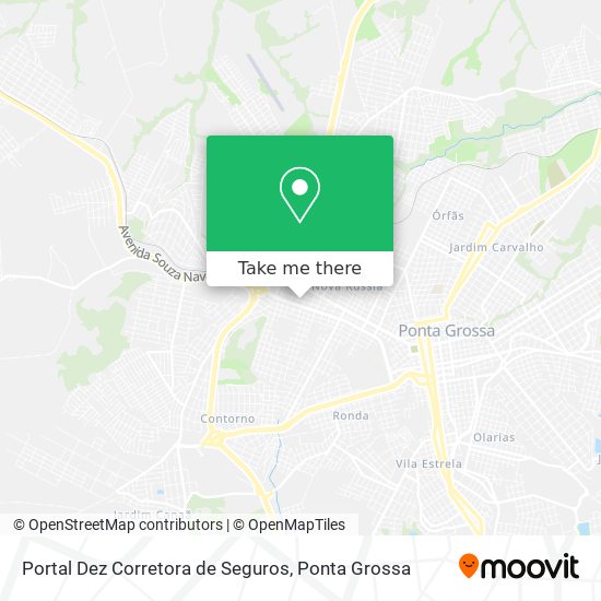 Portal Dez Corretora de Seguros map