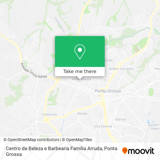 Mapa Centro de Beleza e Barbearia Familia Arruda