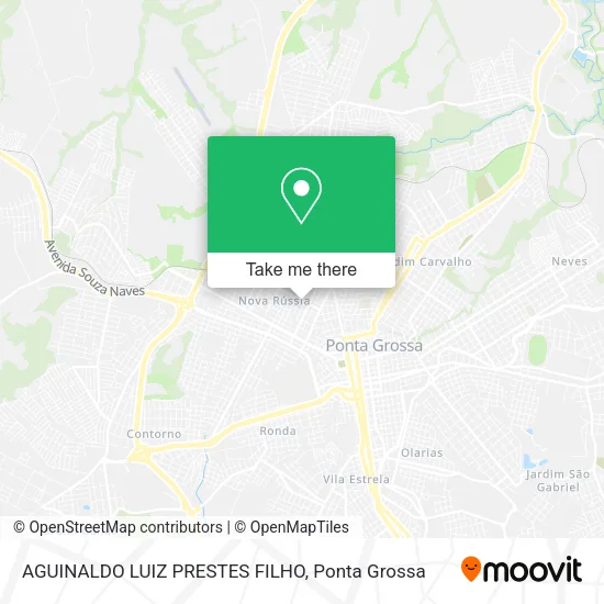 Mapa AGUINALDO LUIZ PRESTES FILHO