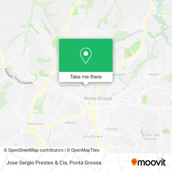 Jose Sergio Prestes & Cia map