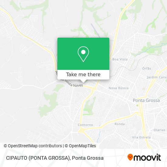 CIPAUTO (PONTA GROSSA) map