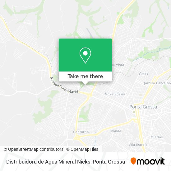 Distribuidora de Agua Mineral Nicks map