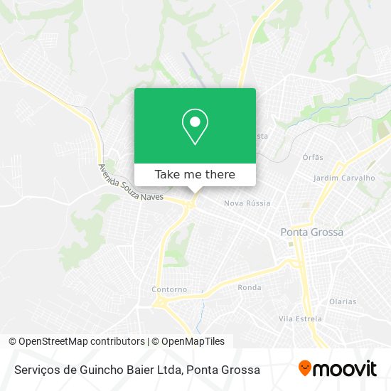 Serviços de Guincho Baier Ltda map