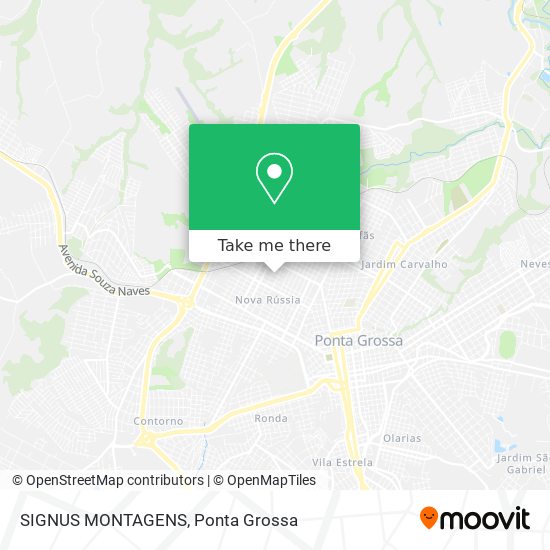 SIGNUS MONTAGENS map