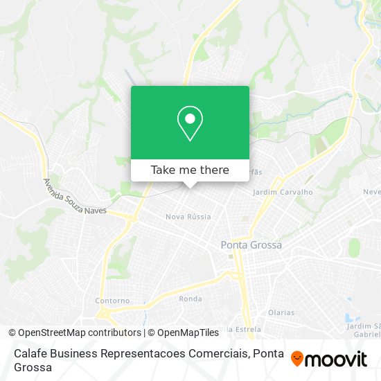 Calafe Business Representacoes Comerciais map