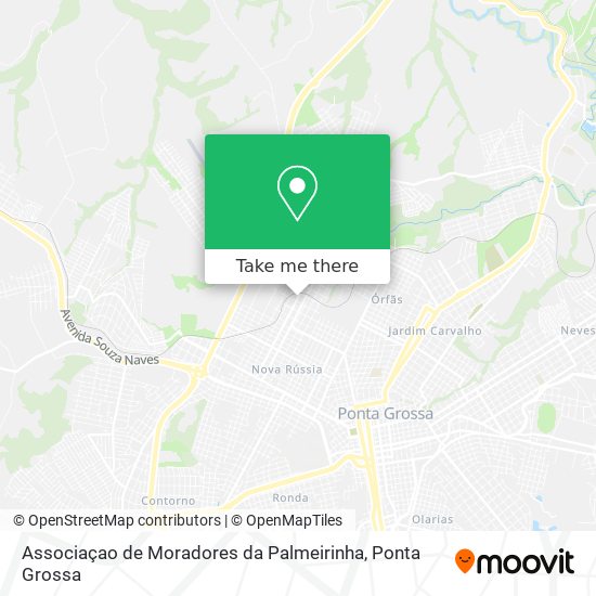 Associaçao de Moradores da Palmeirinha map