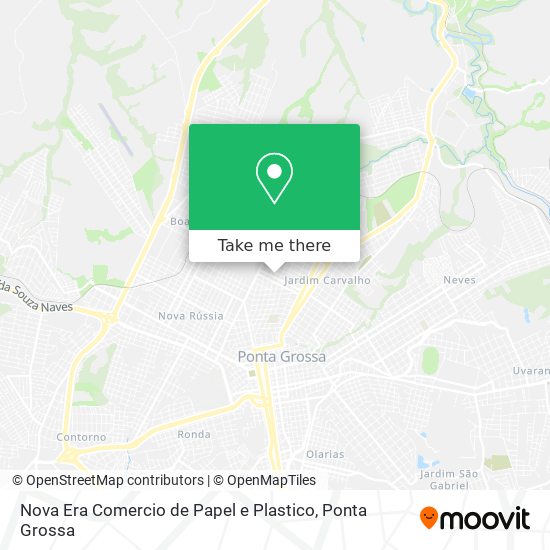 Nova Era Comercio de Papel e Plastico map