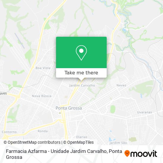 Farmacia Azfarma - Unidade Jardim Carvalho map