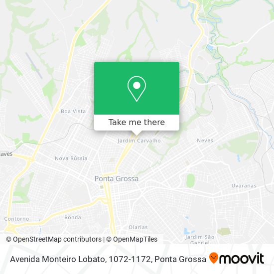 Avenida Monteiro Lobato, 1072-1172 map
