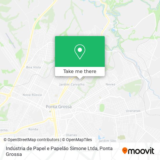 Indústria de Papel e Papelão Simone Ltda map