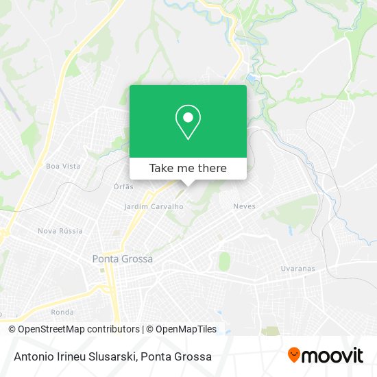 Antonio Irineu Slusarski map