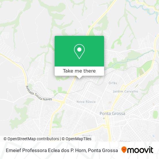 Emeief Professora Eclea dos P. Horn map