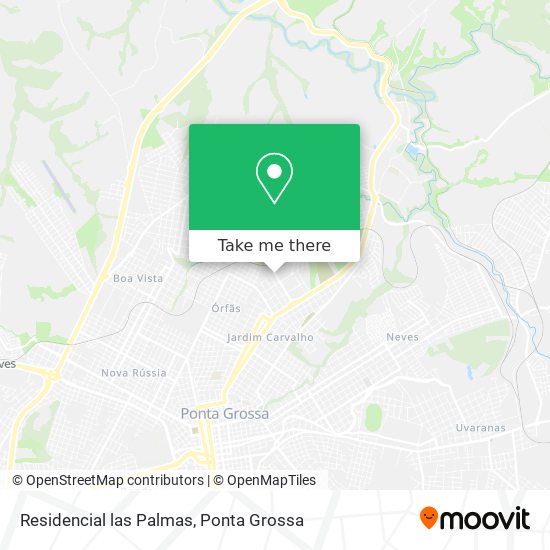Residencial las Palmas map