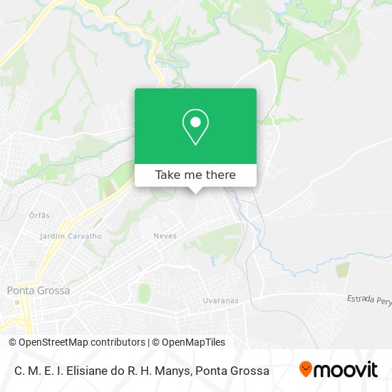 C. M. E. I. Elisiane do R. H. Manys map