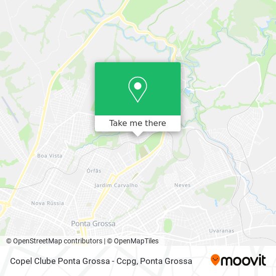 Copel Clube Ponta Grossa - Ccpg map