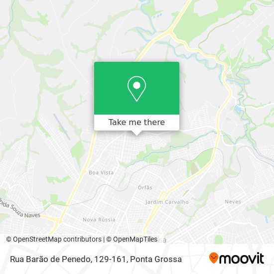 Mapa Rua Barão de Penedo, 129-161