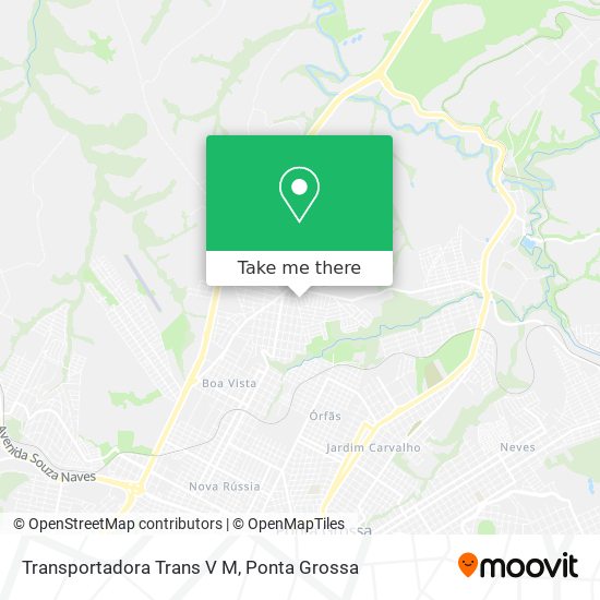 Transportadora Trans V M map