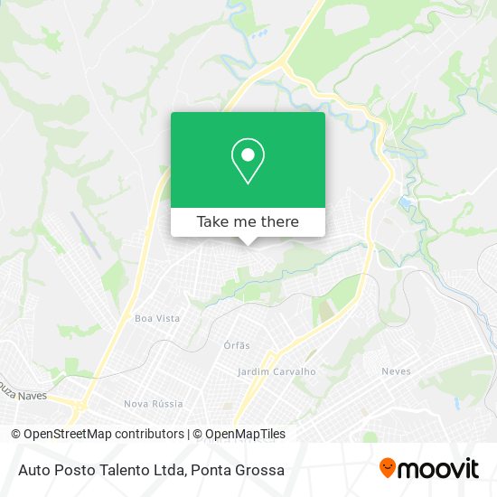 Auto Posto Talento Ltda map