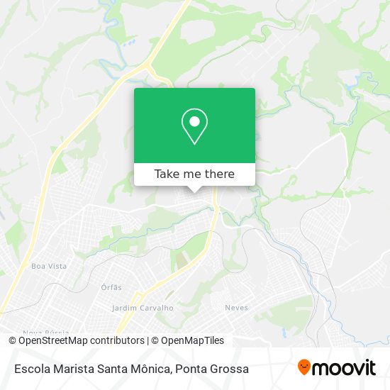 Mapa Escola Marista Santa Mônica