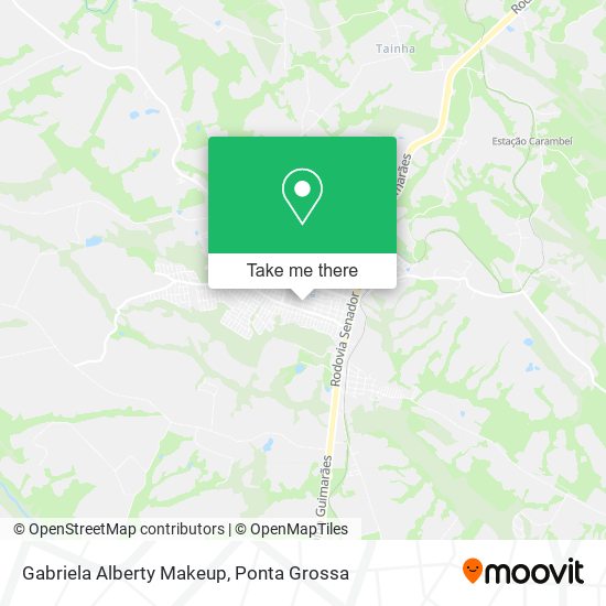 Gabriela Alberty Makeup map