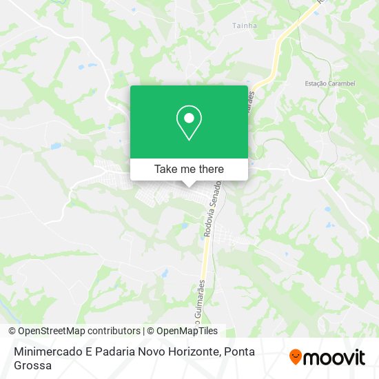Minimercado E Padaria Novo Horizonte map
