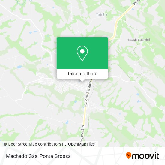 Machado Gás map