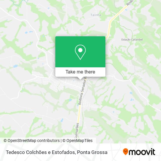 Tedesco Colchões e Estofados map