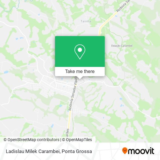 Ladislau Milek Carambei map
