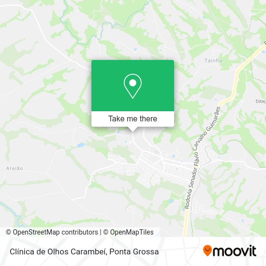 Clínica de Olhos Carambeí map