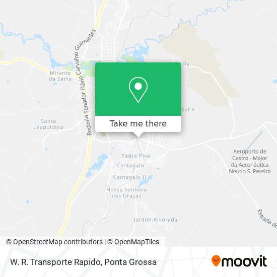 W. R. Transporte Rapido map