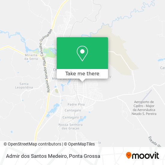 Admir dos Santos Medeiro map