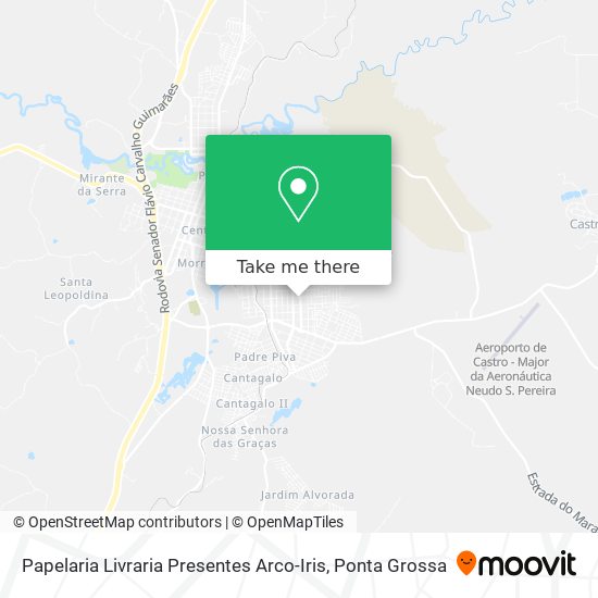 Papelaria Livraria Presentes Arco-Iris map