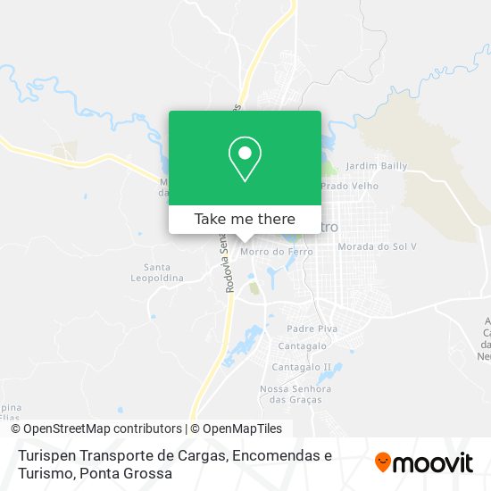 Turispen Transporte de Cargas, Encomendas e Turismo map