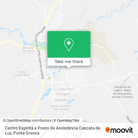 Centro Espírita e Posto de Assistência Cascata de Luz map