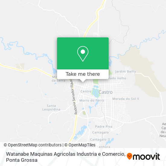 Watanabe Maquinas Agricolas Industria e Comercio map