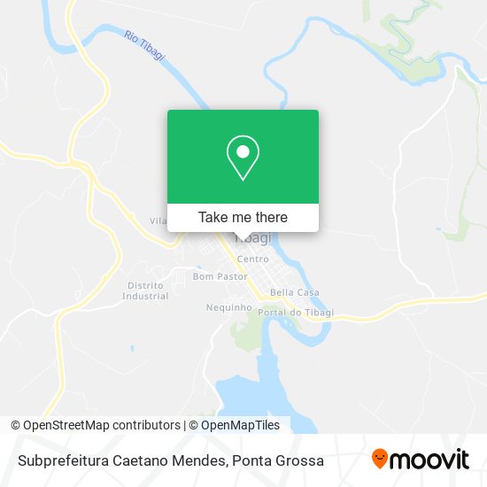 Subprefeitura Caetano Mendes map