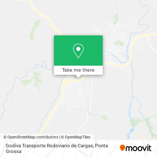 Godiva Transporte Rodoviario de Cargas map