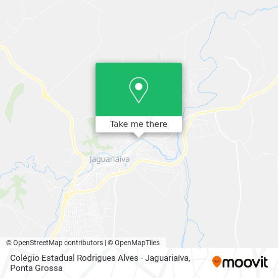 Colégio Estadual Rodrigues Alves - Jaguariaíva map